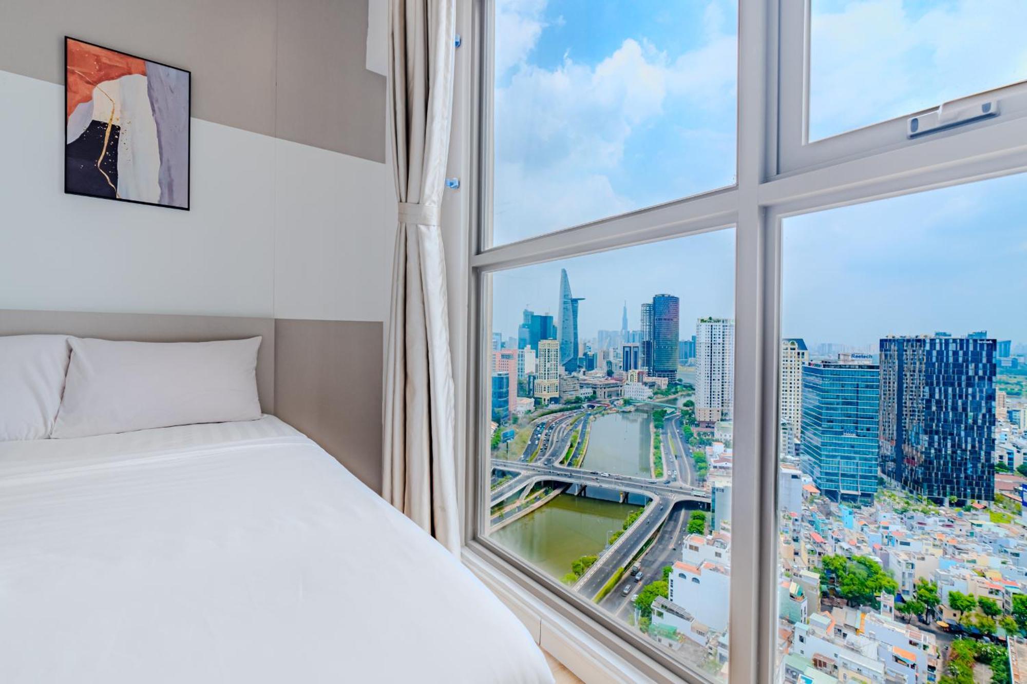 Millennium View Bitexco 2-Room Apartment Beautiful Ho Chi Minh City Exterior photo